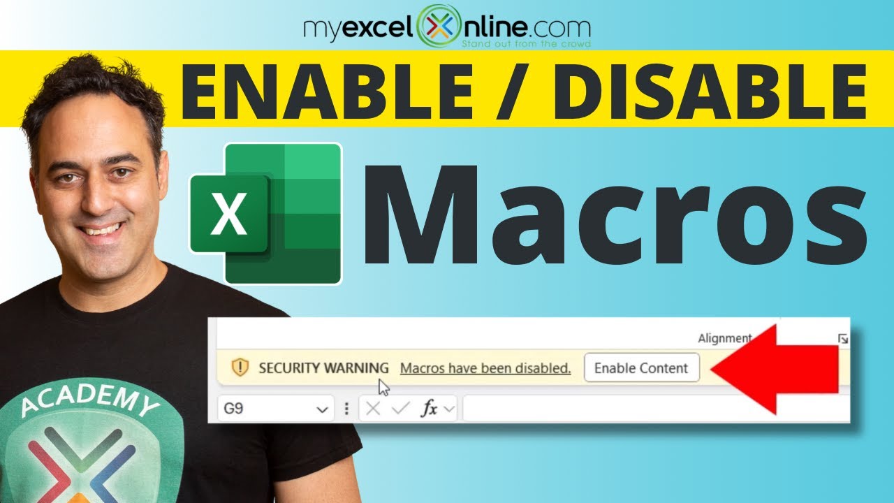 Guide to Safely Enable or Disable Excel Macros