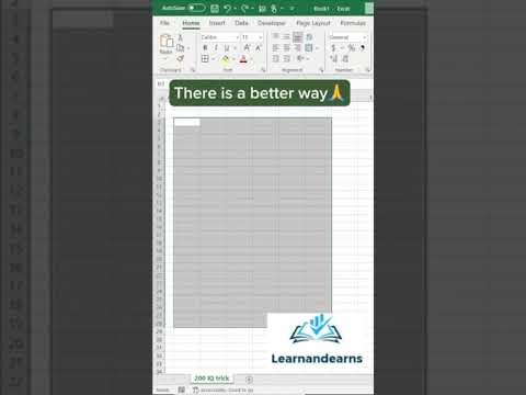 One-Click to Remove Gridlines in Excel