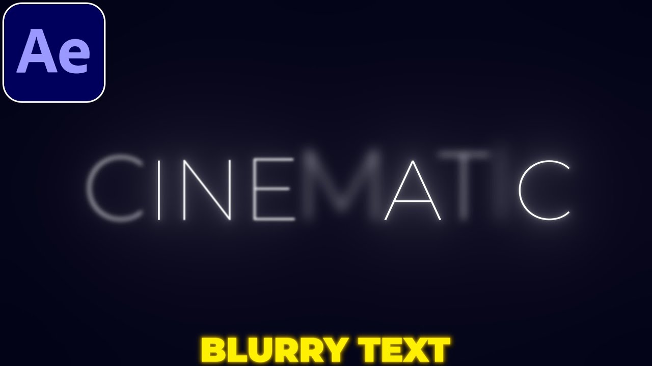 Create Stunning Cinematic Text Animations in After Effects 🎬 | No Plugins Needed