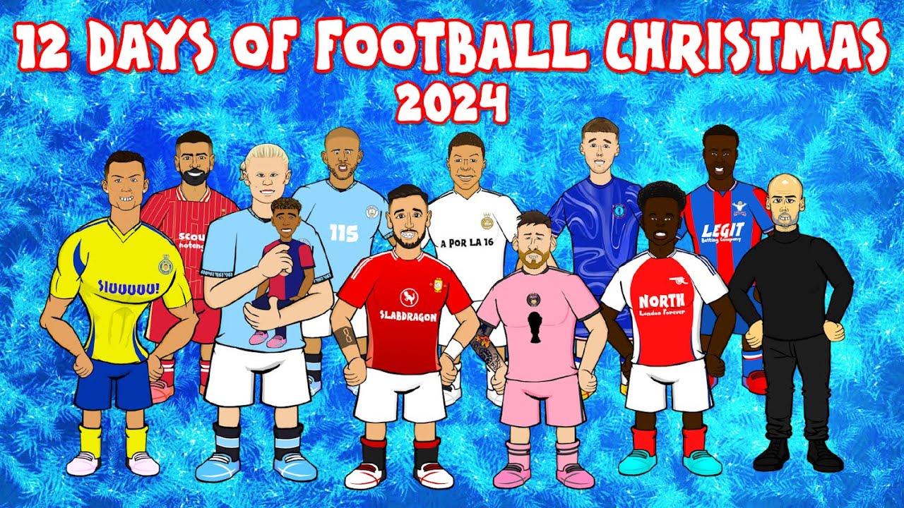 12 Celebrate the 12 Days of Football Christmas 2024! 🎄 Limited Edition SoccerSuckers Collectibles