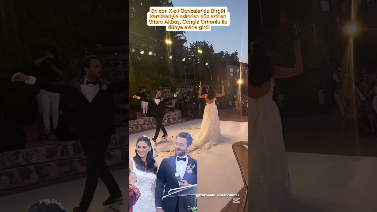 Sitare Akbaş ve Cengiz Orhonlu Evlendi 💍