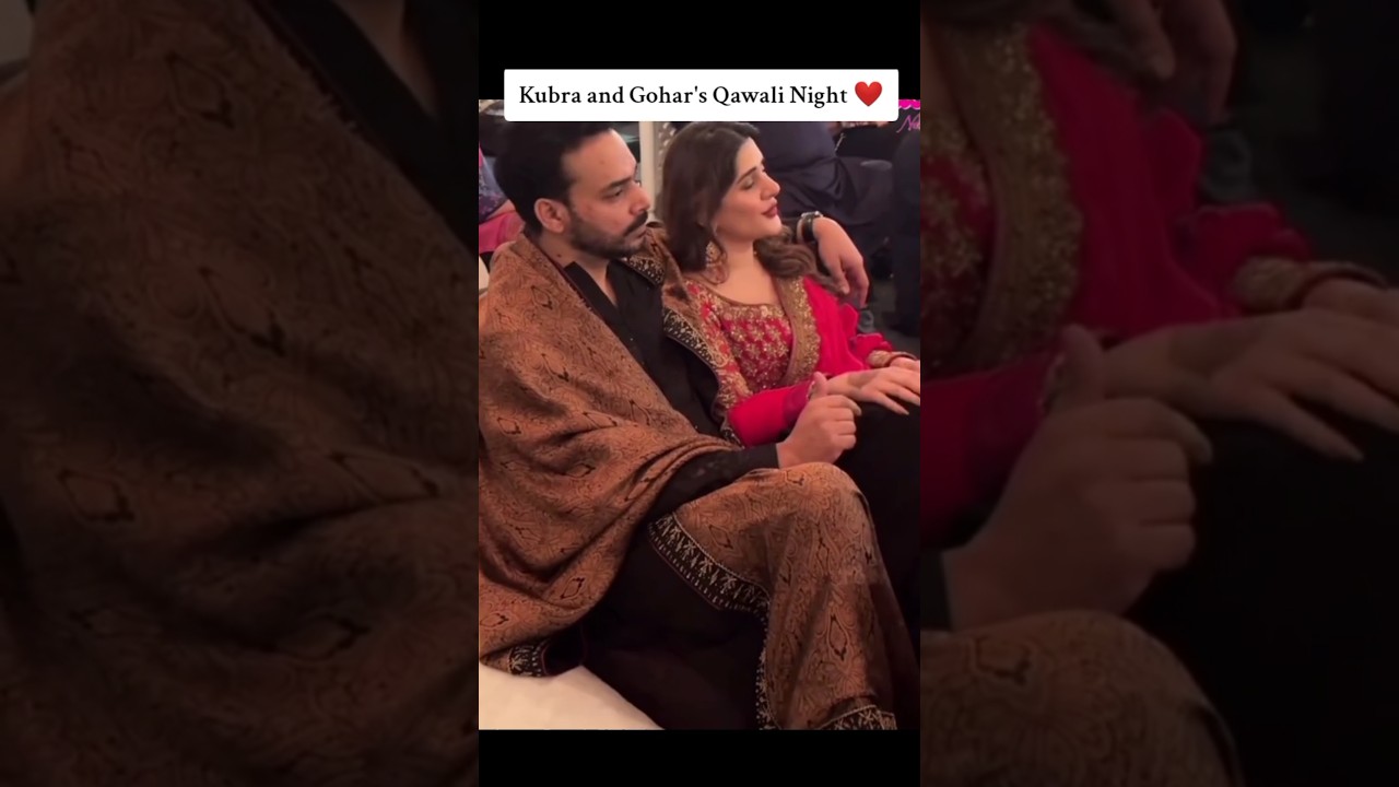 Kubra Khan & Gohar Rasheed Shine Bright at Qawali Night ✨