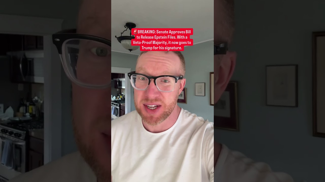 Senate Unanimously Approves Epstein Files Release