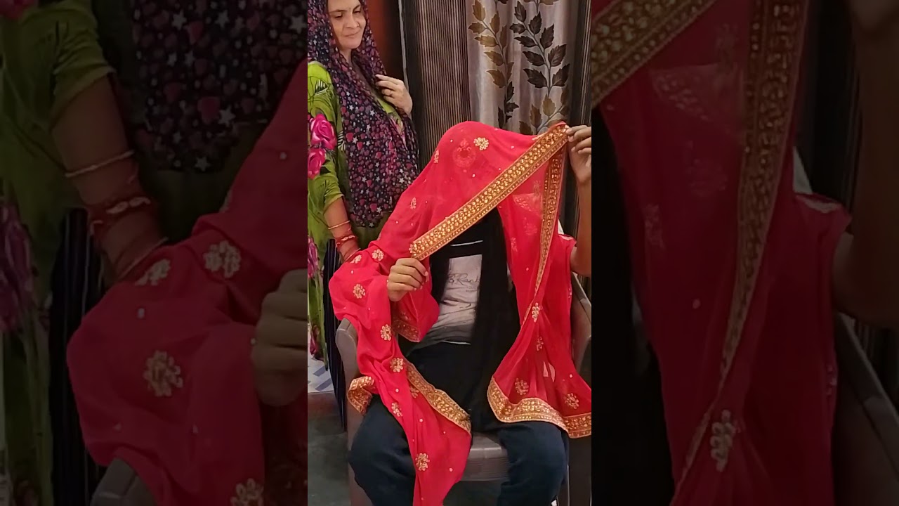 Saji Surkh Jode Mein Chand Si Dulhan ✨ | Viral Short Video