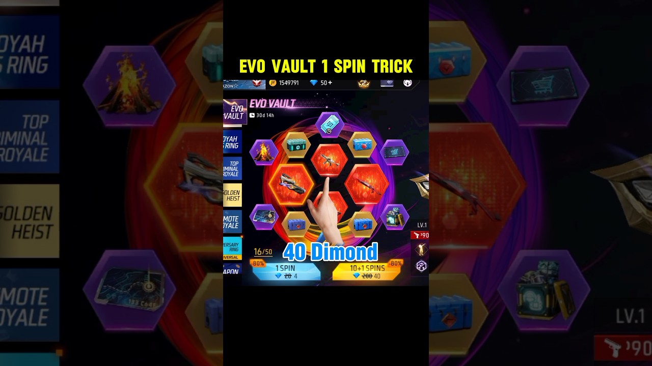 Free Fire New Evo Vault Event 🎮