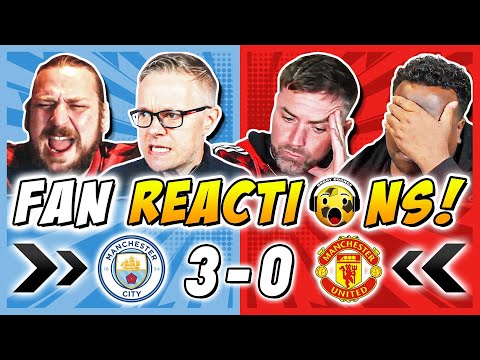 MAN UNITED FANS MELTDOWN 🤬 REACTION TO MAN CITY 3-0 MAN UNITED | PREMIER LEAGUE FAN REACTIONS