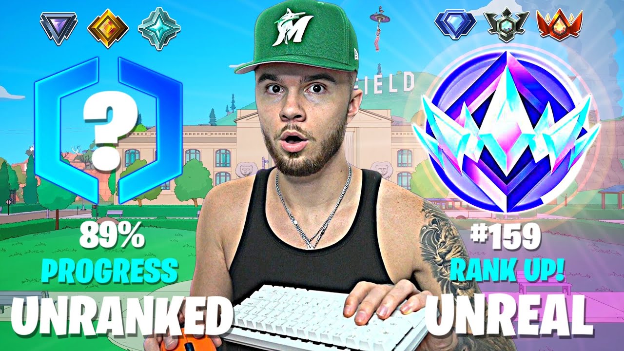 Fortnite Simpsons SOLO Ranked Speedrun to Unreal