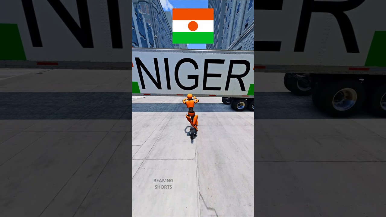 Which country passes under a truck? 😂 BeamNG.Drive