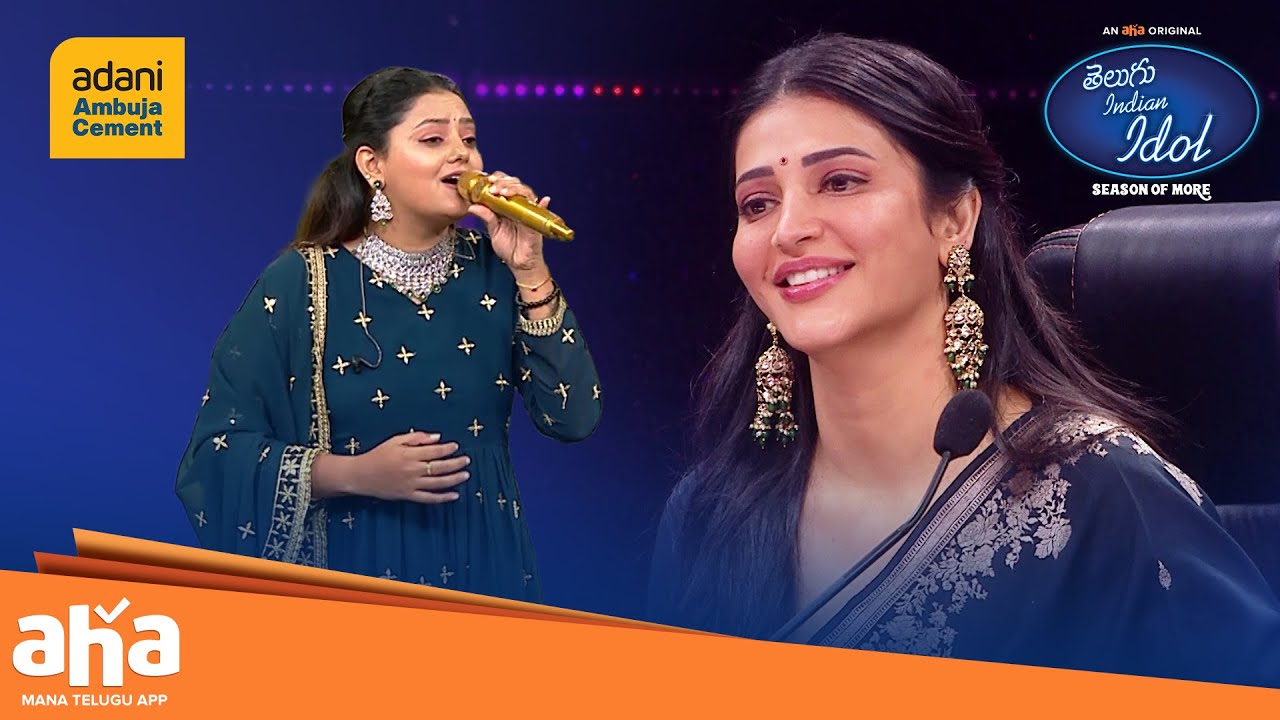 Brinda Stuns Judges with Amazing Performance on Telugu Indian Idol S4 🎶