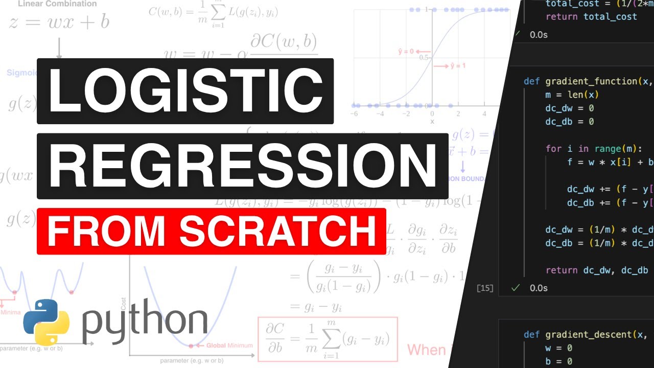 Build a Logistic Regression Model from Scratch in Python 🧮