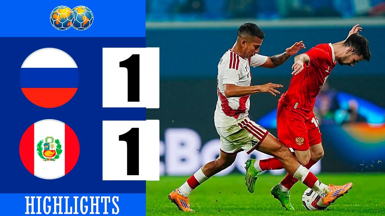 Russia vs Peru 1-1 | Exciting Friendly Match Highlights 2025/26 ⚽