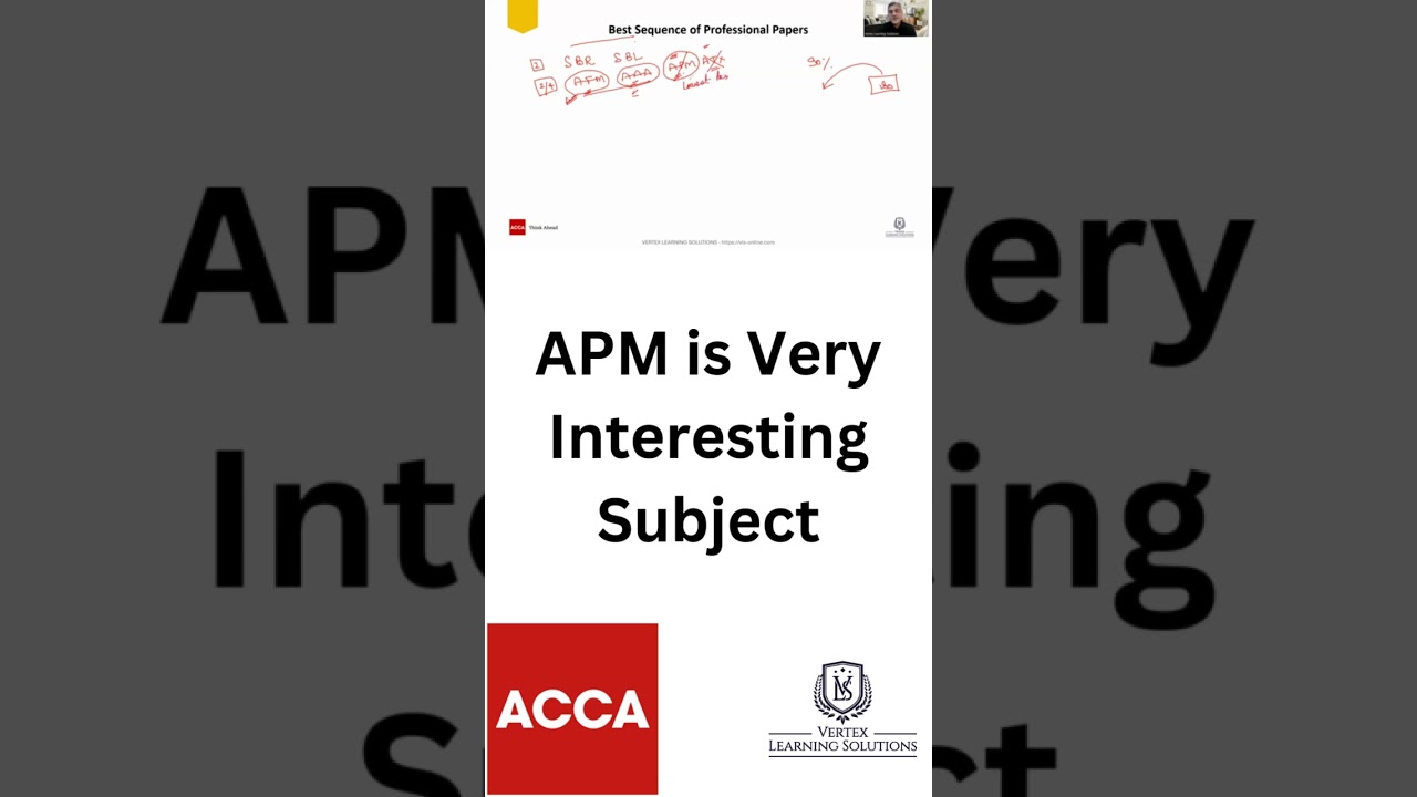 ACCA APM Professional Level Exam Tips π