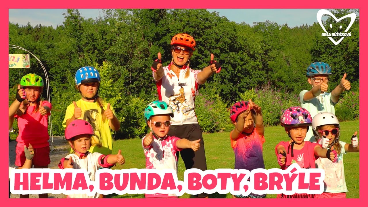 Míša Růžičková: Zábavné cvičení s helmou, bundou, botami a brýlemi 🚴‍♀️