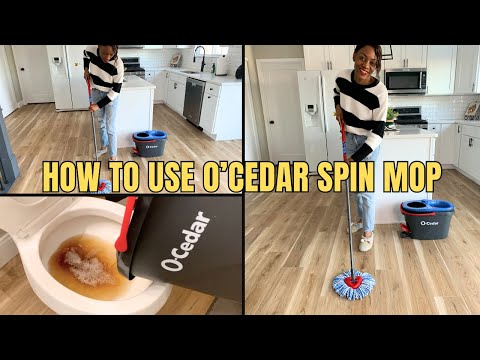 How To Use The O’Cedar RinseClean Spin Mop The Right Way
