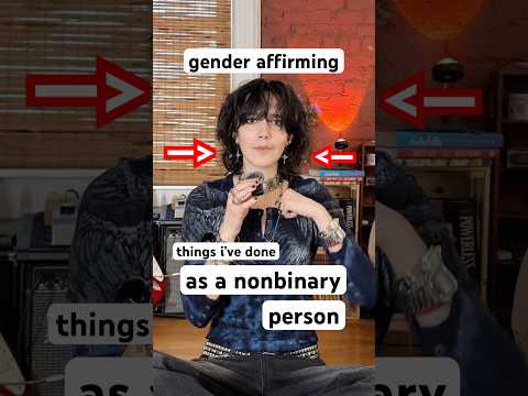 3 ways i found gender euphoria 😎💅✨ #enby #nonbinary #androgynous #trans #style #unisex