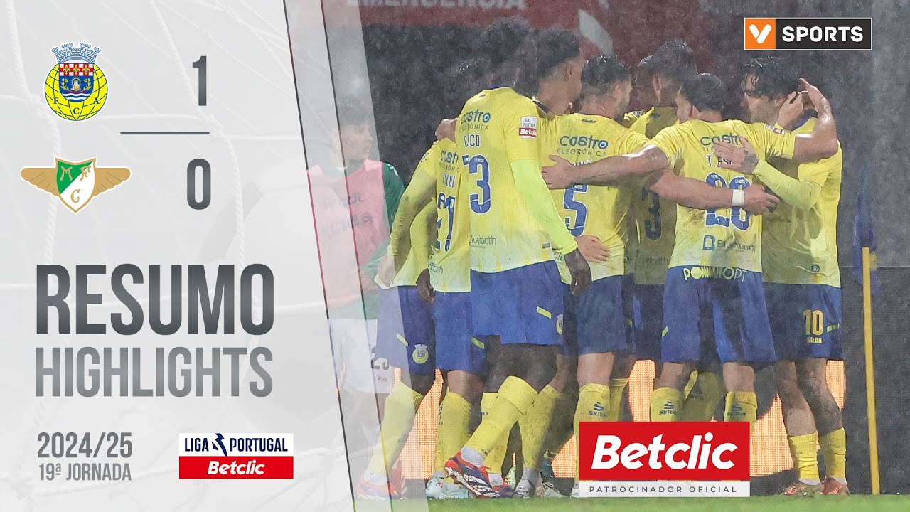 Arouca vence o Moreirense por 1-0 na Jornada 19 da Liga Betclic ⚽