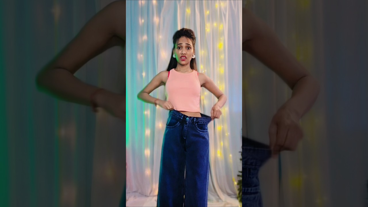 Try This Loose Jeans hack 😱  #hack #shorts #jeans #ideas #lifehacks #trending #trendinghacks#viral