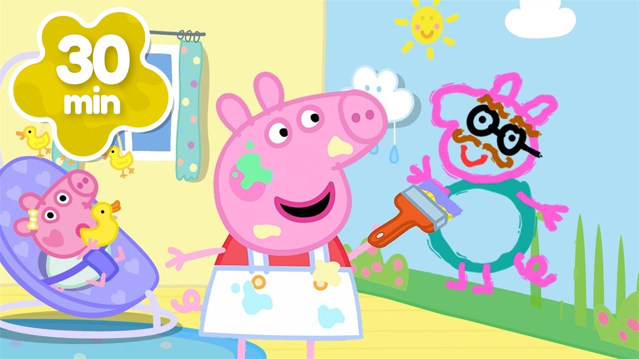 Peppa Decorates Evie's Room 🎨 | Creative Fun in 30 Minutes | Peppa Pig Español Latino