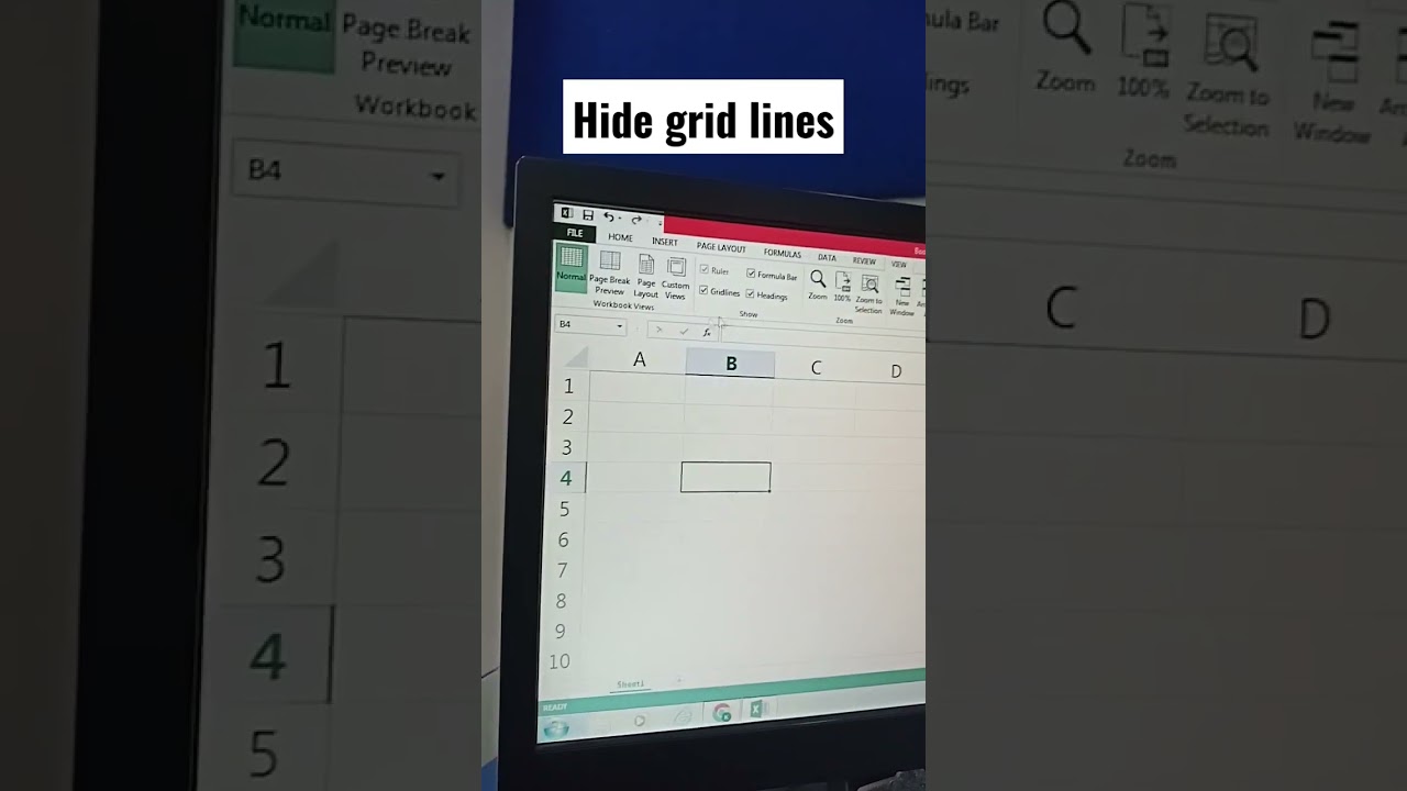 Hide or Show Gridlines in Excel & Word 📝