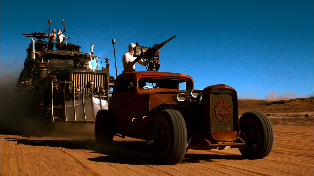 Mad Max: Fury Road (2015) - The War Rig Battles the Buzzards | 4K UHD