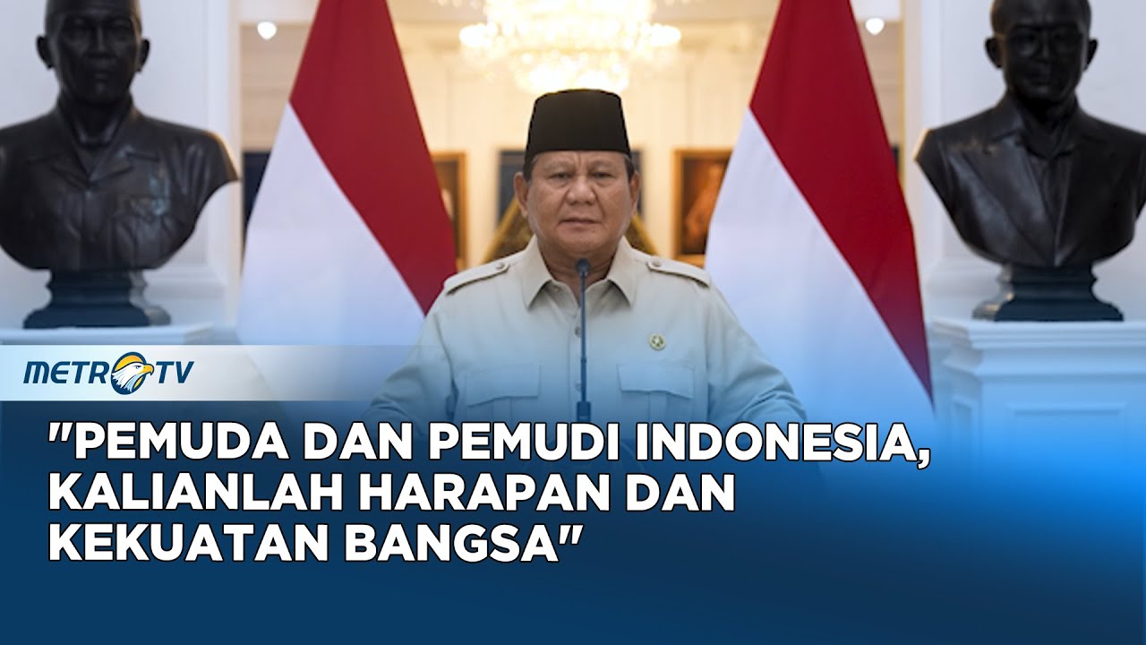 Presiden Prabowo Ucapkan Selamat Hari Sumpah Pemuda ke-97 🇮🇩