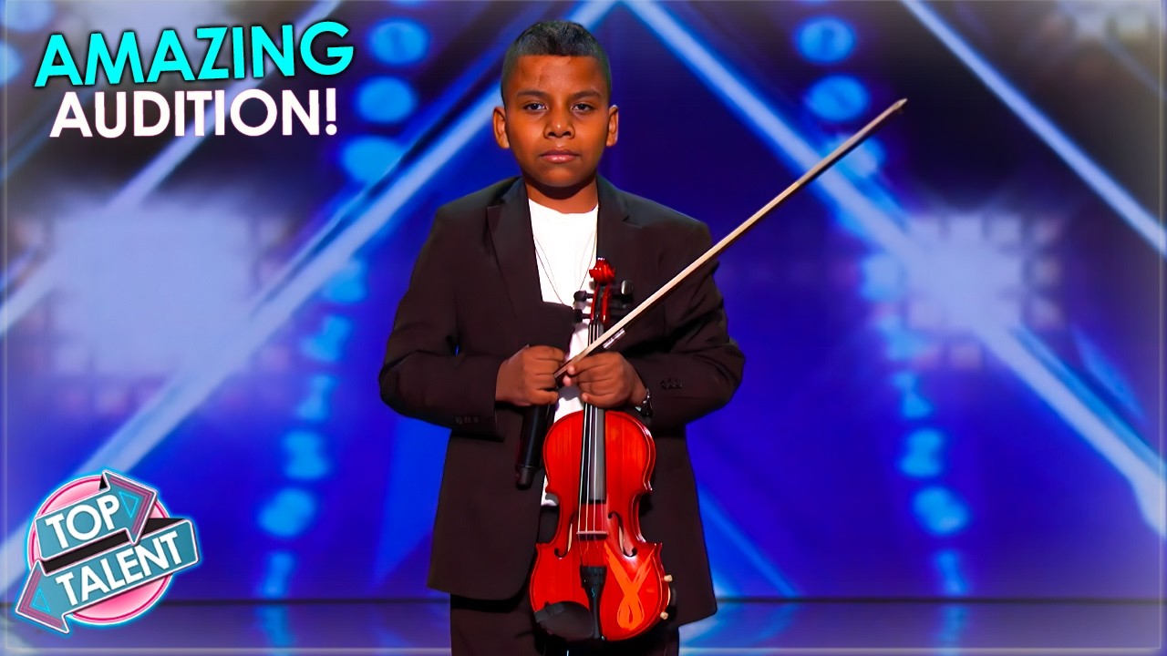 Bullied Kid Wins Simon’s Golden Buzzer on AGT 🎻