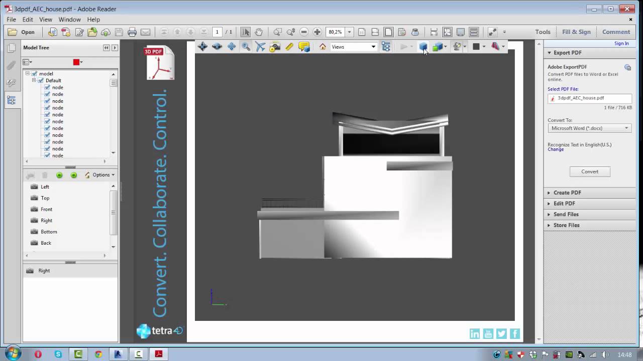 Revit: Export 3D PDF & Acrobat Files