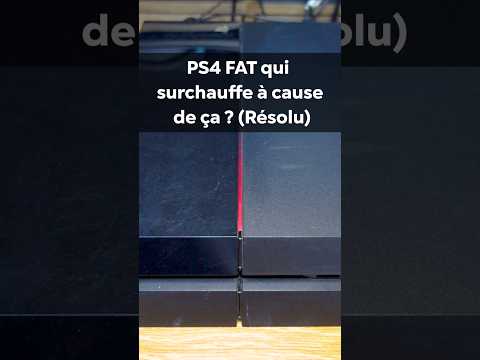 PS4 FAT qui surchauffe à cause de ça ? 😢 #shorts #playstation #repair #diy