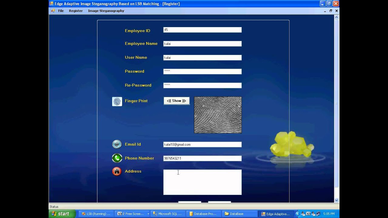 Advanced Edge Adaptive LSB Matching for Image Steganography – PASS 2010 IEEE Project