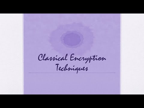 [CompNetSec] - 03 - Classical Encryption Techniques