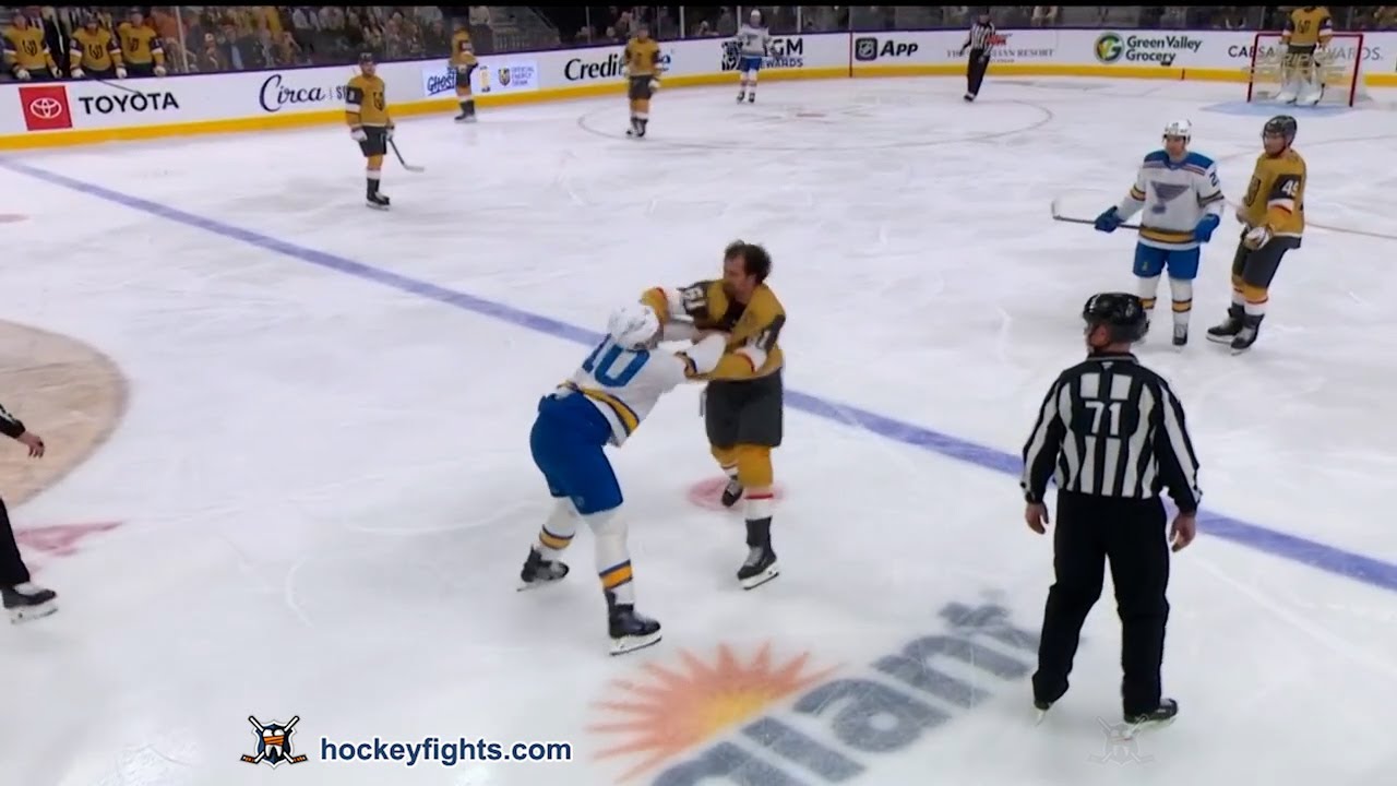 Schenn vs Stone in Vegas Game (Jan 10, 2026) ๐