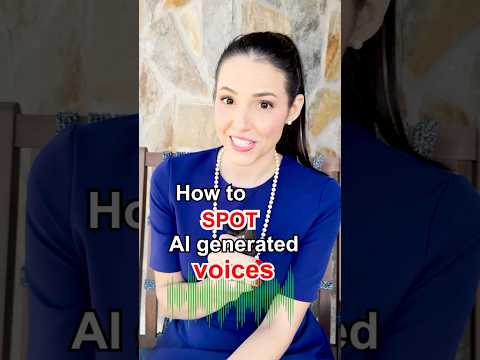 How to spot AI generated voices