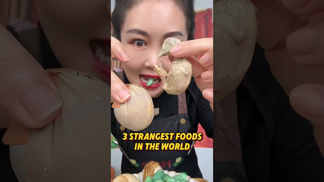 3 Top 3 Strangest Foods Worldwide π