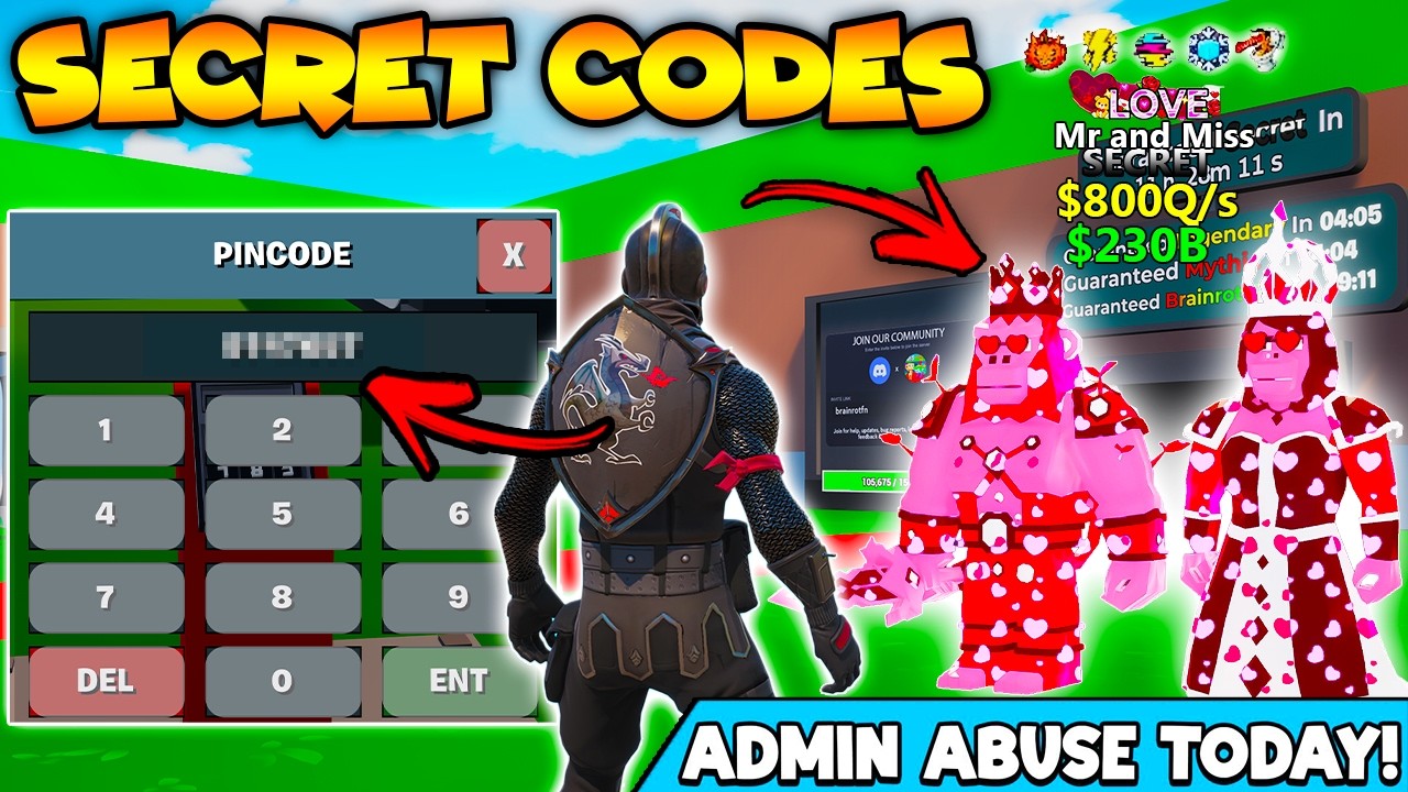 Unlocked NEW Brainrots Secret Codes Fortnite Steal The Brainrot Admin Codes! (New Secret Codes)