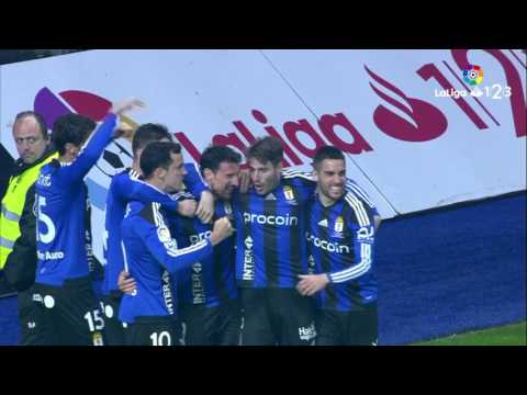 Resumen de Real Oviedo vs Girona FC (2-0)