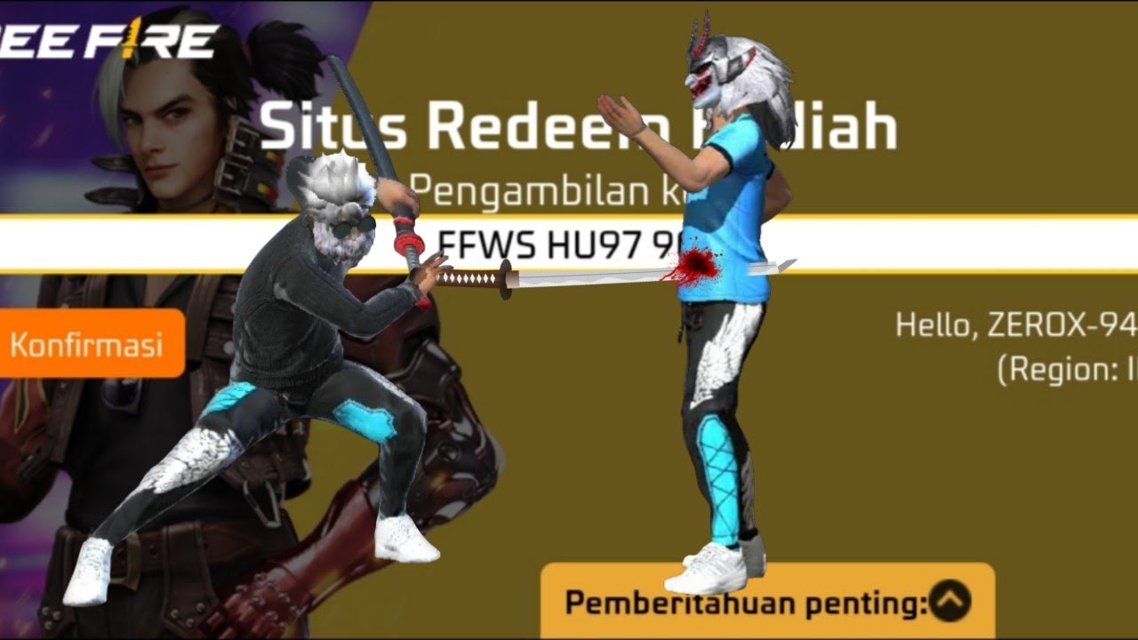 New Free Fire Redeem Codes for Indonesia & India ๐