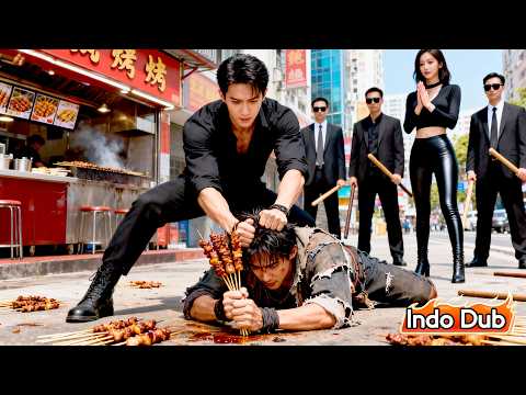 Gelandangan Sedang Makan Sate Diganggu Preman,Kekuatan Dewa Perang Bangkit,Satu Pukulan Rata Semua!