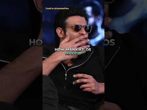 Prabhas said Shruti how many kilo makeup u wear 😂😂|| #prabhas #shrutihaasan #shorts