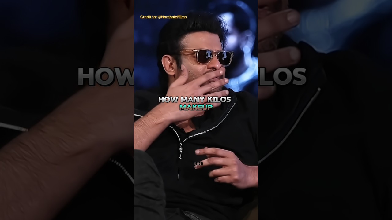 Prabhas Jokes About Shruti's Makeup 😂