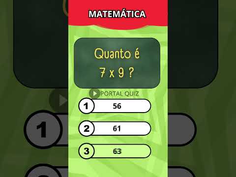 Jogo da Tabuada | Portal Quiz
