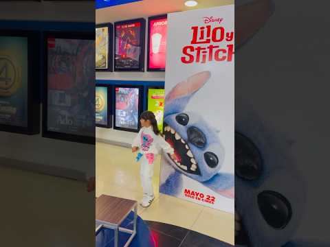 Mi hija fue al cine aver la película de STITCH 😱 #shorts #video #youtubeshorts #viralvideo