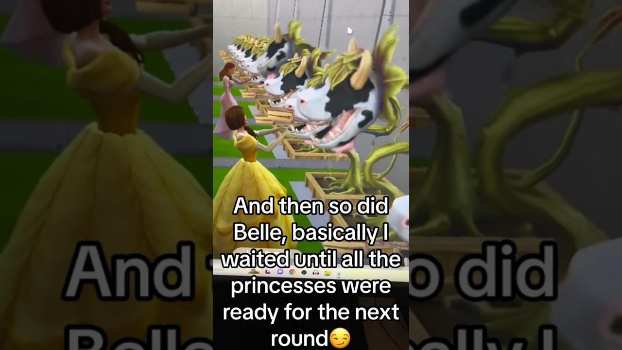 Disney Princesses vs. Deadly Cowplants! ☠️