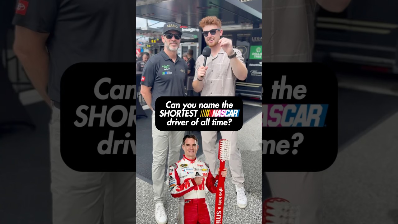 Meet the Shortest NASCAR Driver Ever! 🚗 (feat. Jimmie Johnson)