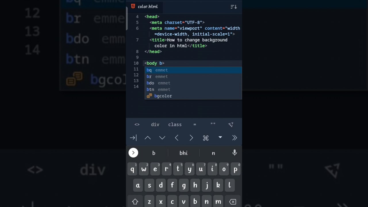Change Background Color in HTML 🎨
