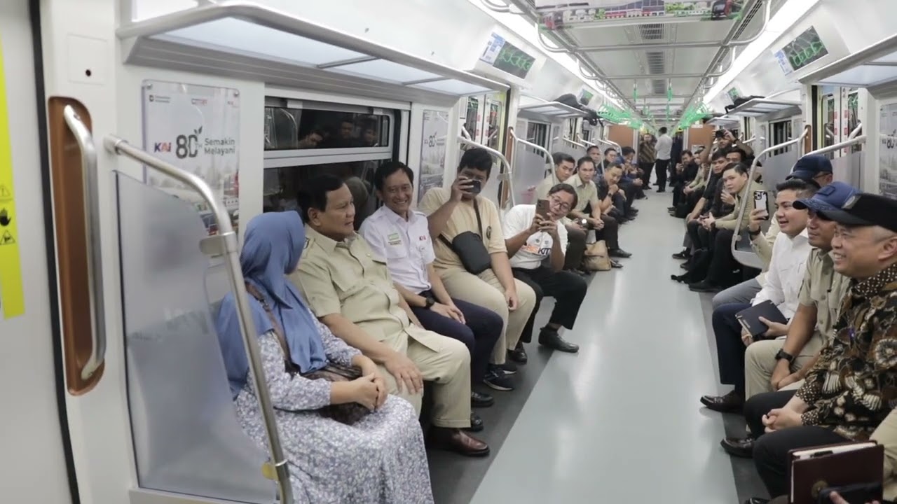 Presiden Prabowo Resmikan Stasiun Tanah Abang Baru