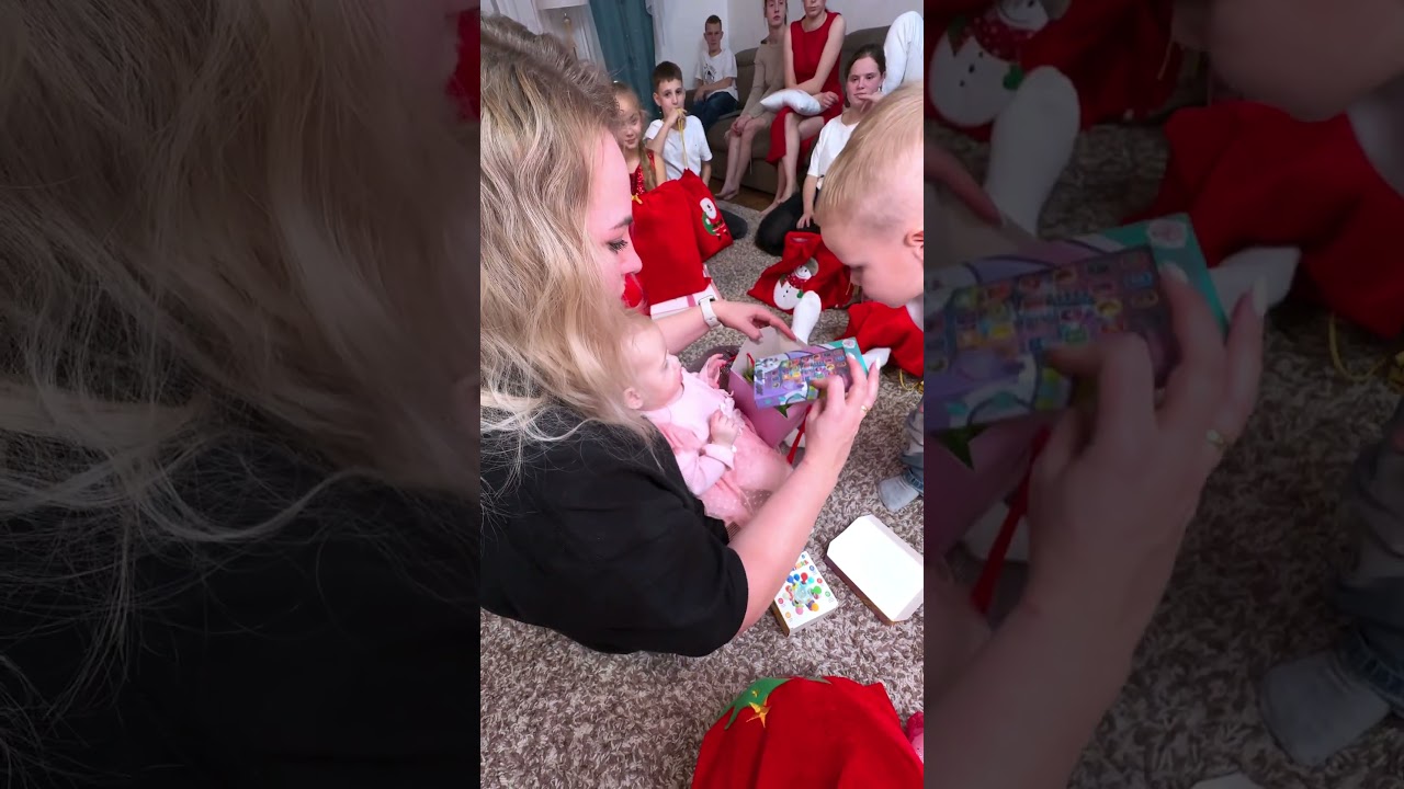 Многодетная семья встречает Новый год 🎉