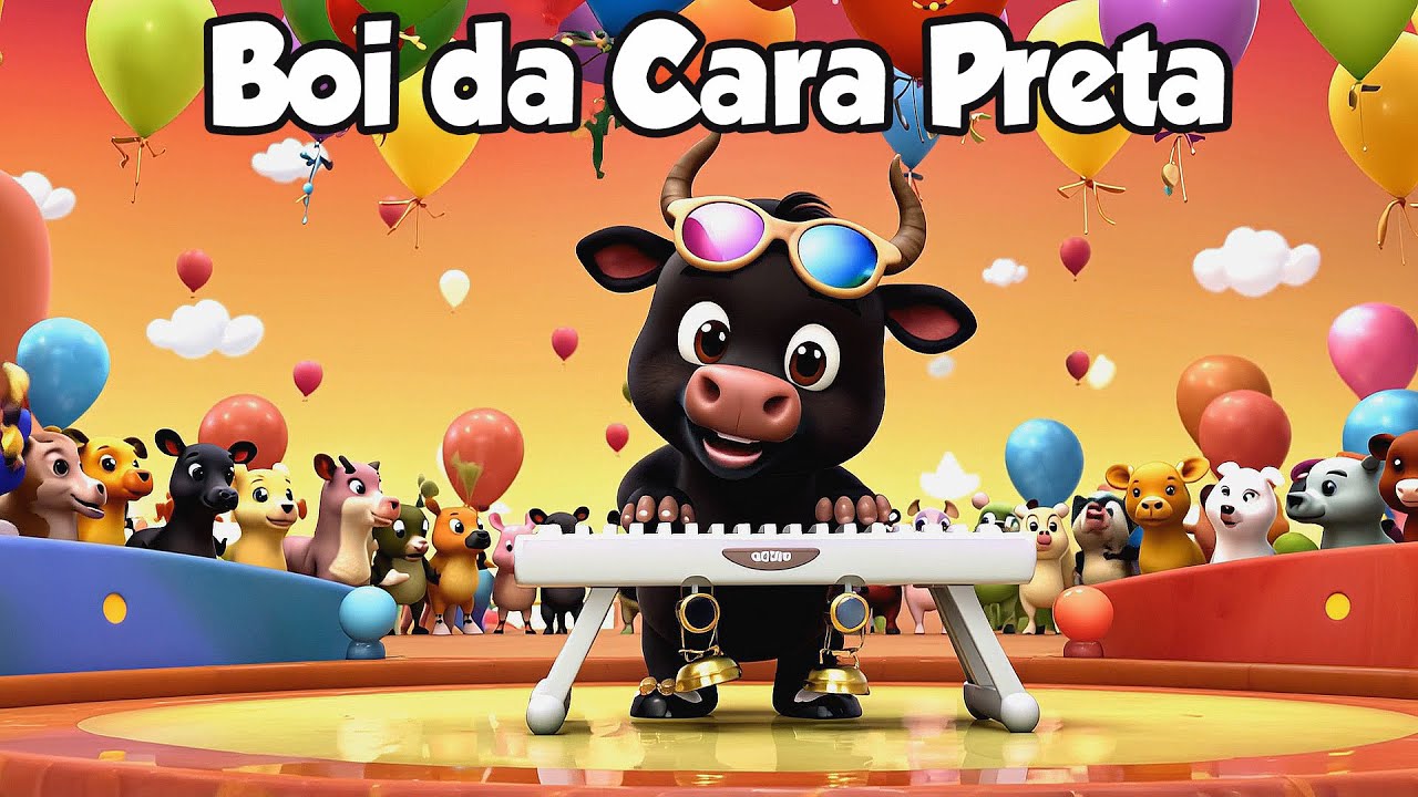 Boi da Cara Preta 🎶 - Música Infantil Divertida para Crianças