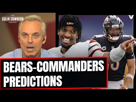 Chicago Bears-Washington Commanders PREDICTION: Caleb Williams or Jayden Daniels | Colin Cowherd NFL