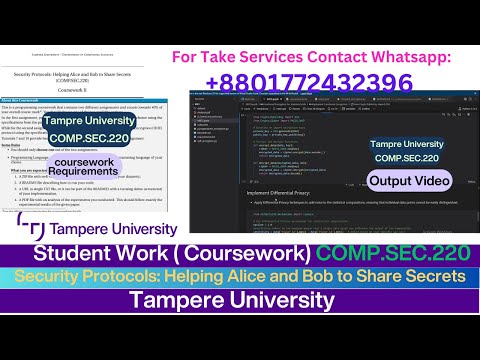 Client Work (Coursework)COMP.SEC.220 Security Protocols & Functional Encryption| Tampere University