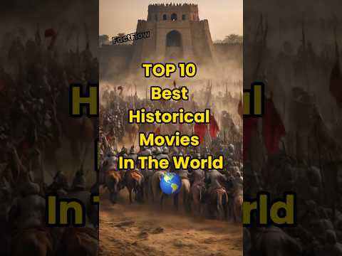 TOP 10 Best Historical Movies In The World 🌎 #shorts #factflow #top10 #historical #movie